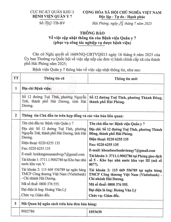 Thông báo 
